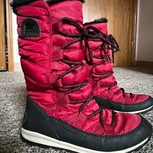 Womens size 6 sorel snow boots